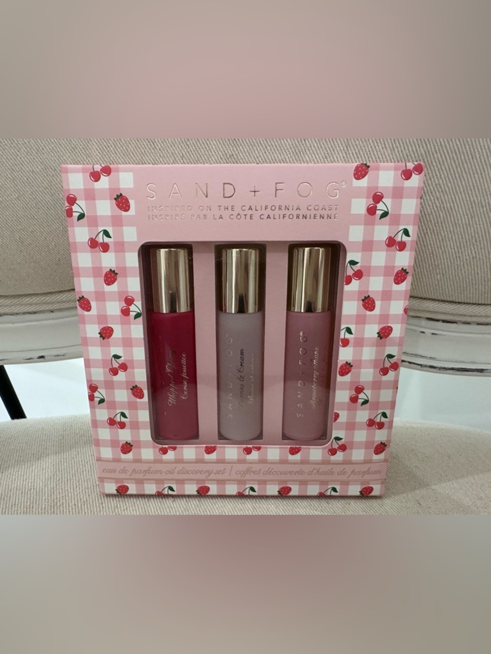 NWT Sand + Fog Perfume Set, Strawberry Shake, Whipped Cherry, Berries & Cream